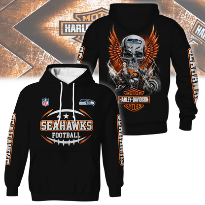 SS Premium NFL Motorcycle 3D Shirt DDT CTND