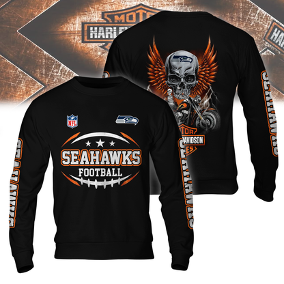 SS Premium NFL Motorcycle 3D Shirt DDT CTND