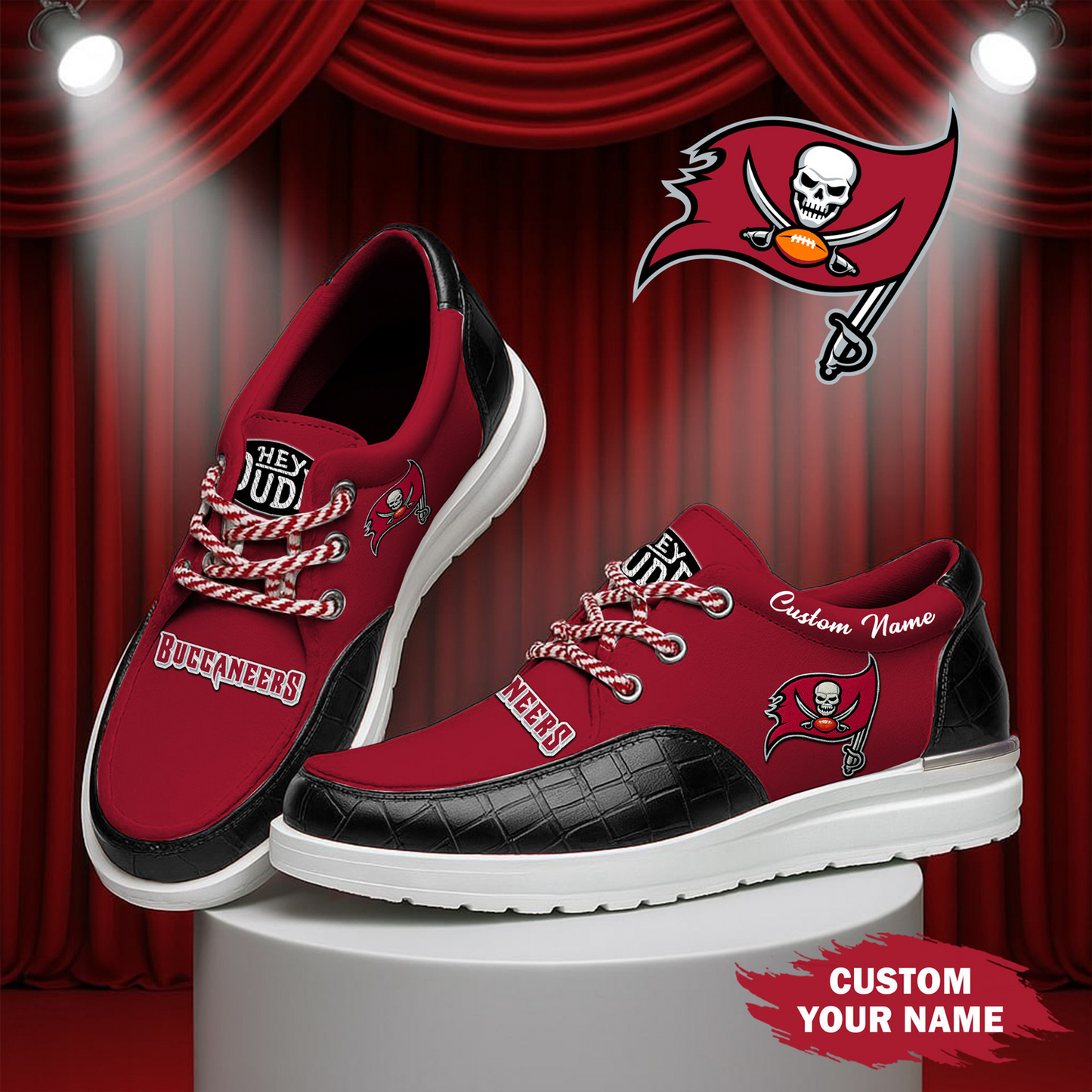 TB x NFL  Premium Leather Loafer Shoes TUANND TANTD