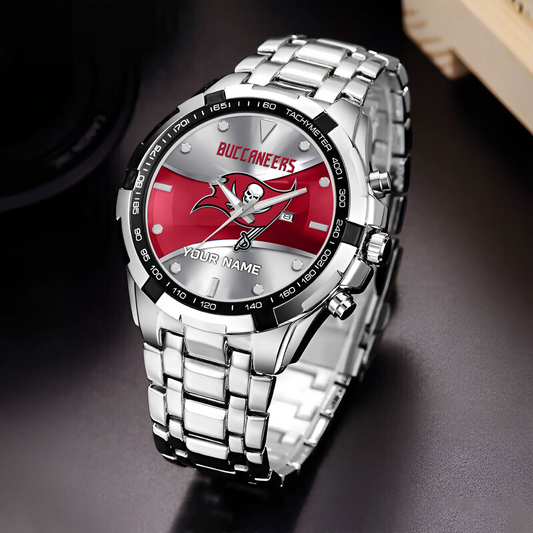 TB x NFL Alloy Men Quartz Watch - Custom Name DATND TANTD