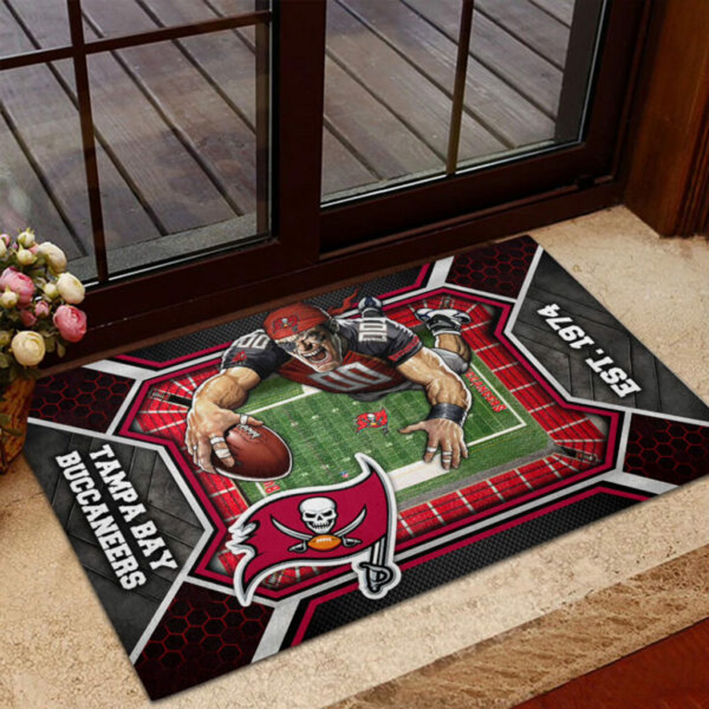 TB x NFL Custom Doormat DATND TANTD