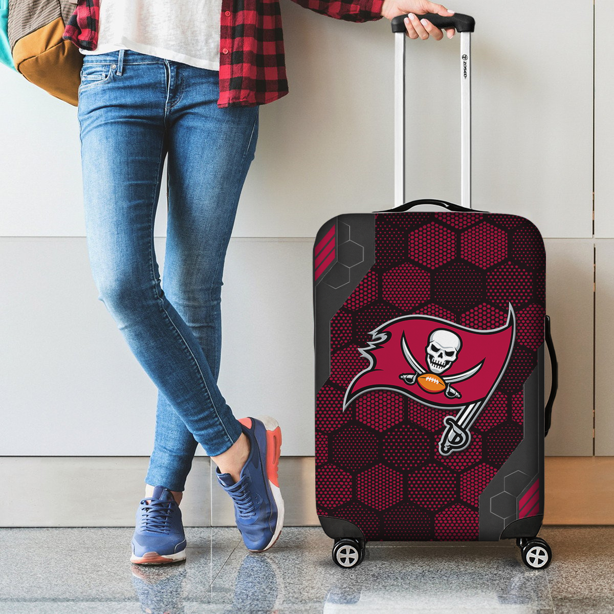 TBB NFL V3 Luggage Cover Suitcase Protector DDT NTL