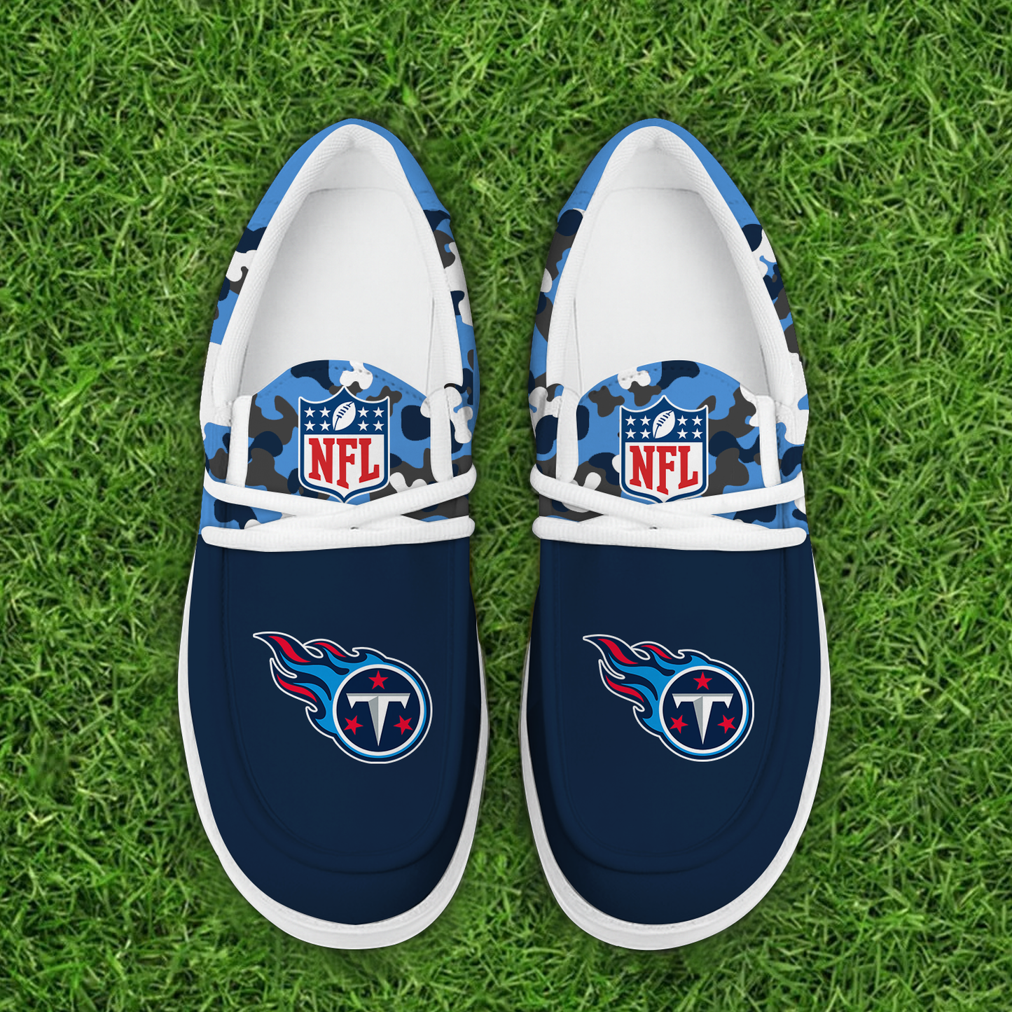 TEN Personalized NFL Hey Dude Shoes DatND ThuongNH