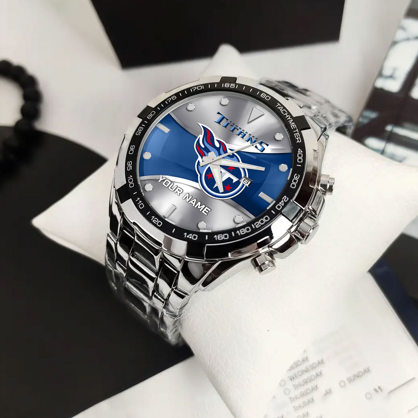 TEN x NFL Alloy Men Quartz Watch - Custom Name DATND TANTD