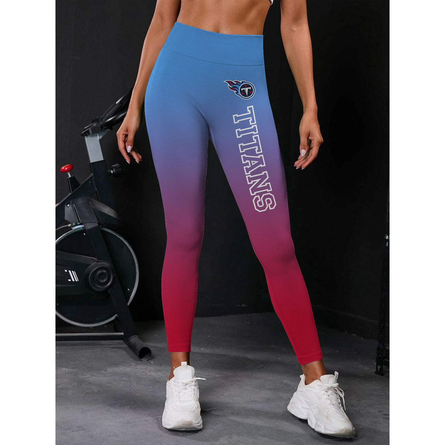 TEN x NFL High Waist Push Up Printed Leggings DATND TANTD