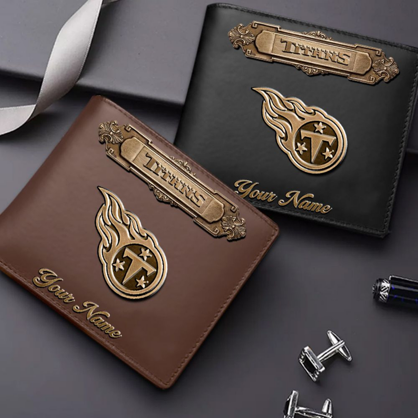 TEN x NFL Premium Leather Wallet DatND DVT