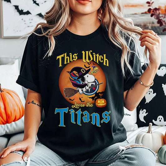 TEN x NFL This Witch Snoopy Love This 2D Shirt DatND DVT