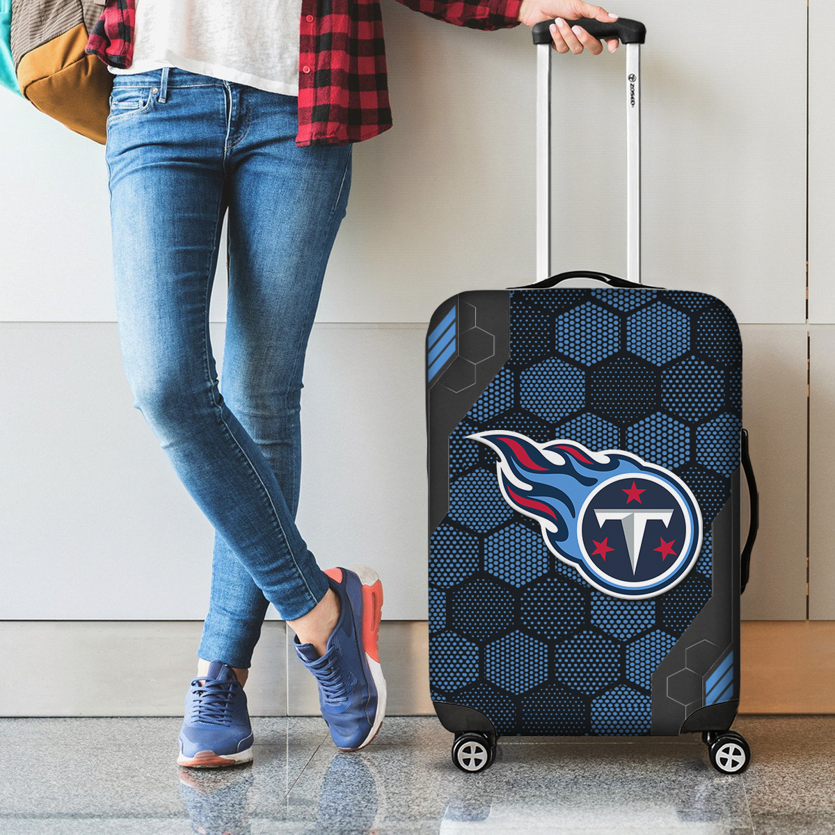 TT NFL V3 Luggage Cover Suitcase Protector DDT NTL