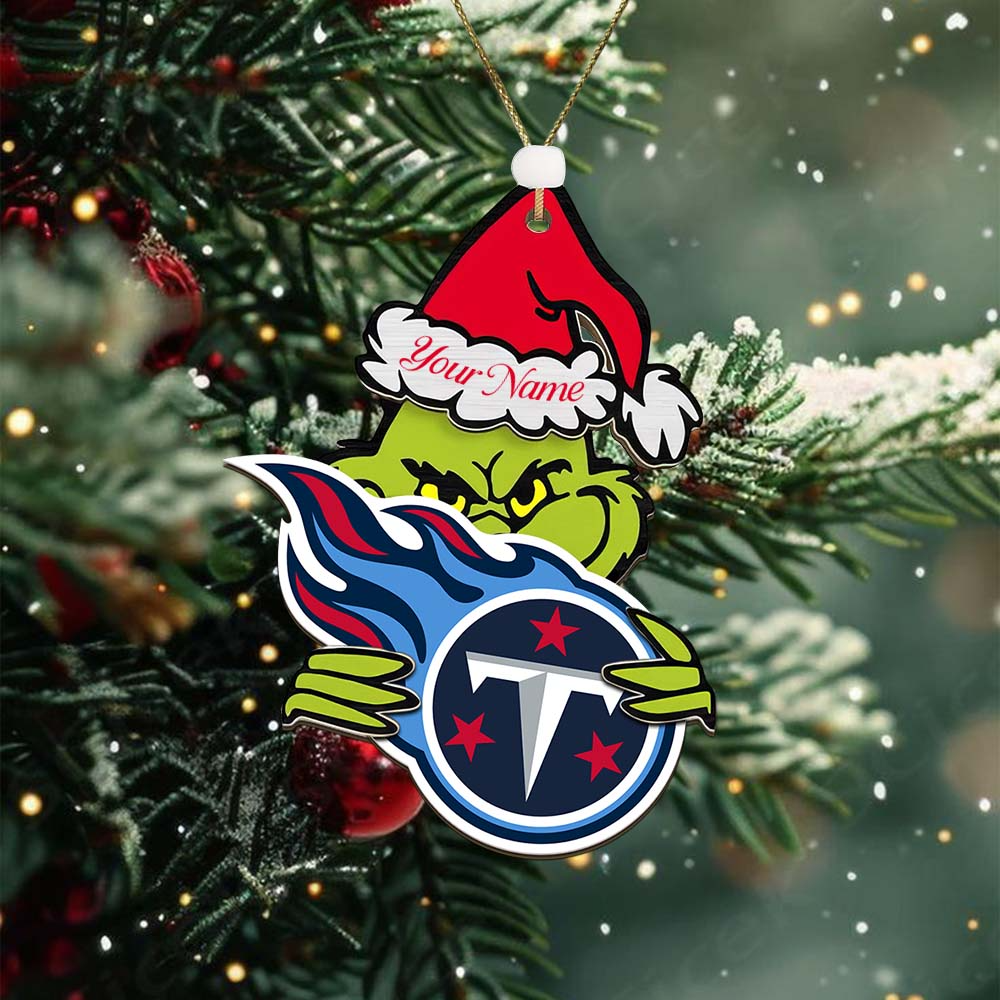 TT NFL x Grin Christmas Ornament DDT HLP