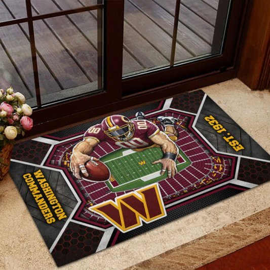 WAS x NFL Custom Doormat DATND TANTD