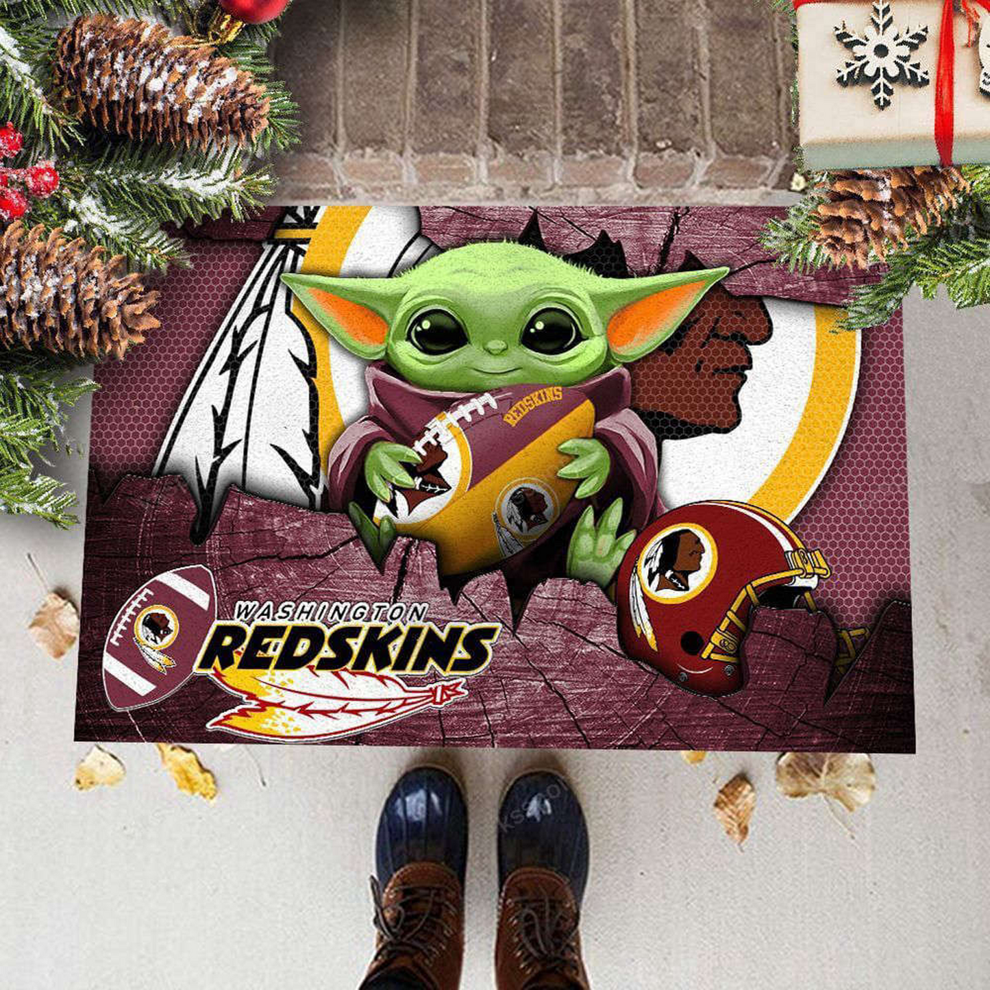 WAS x NFL Doormat, Best Gift For Home Decor NDT TDT