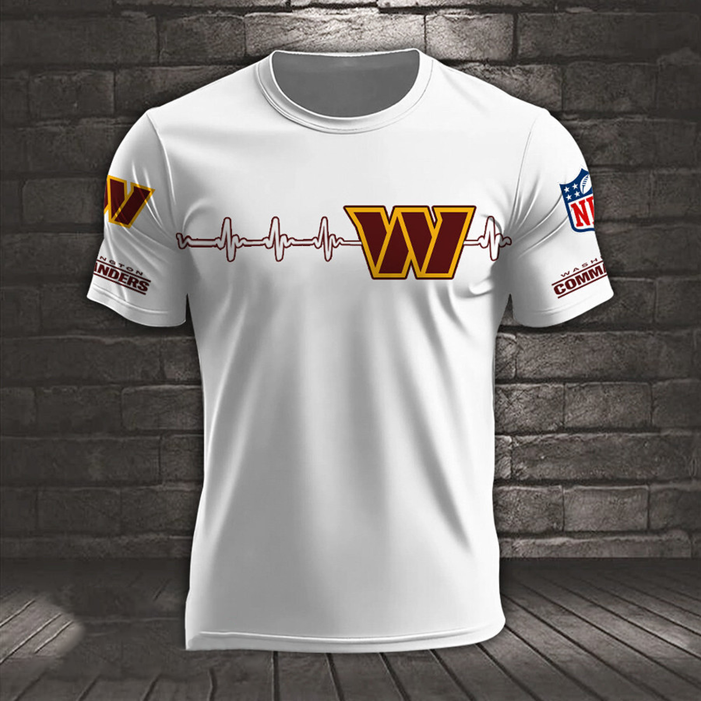 WAS x NFL Heart Rate Map Special 3D Shirt DatND ThuongNH