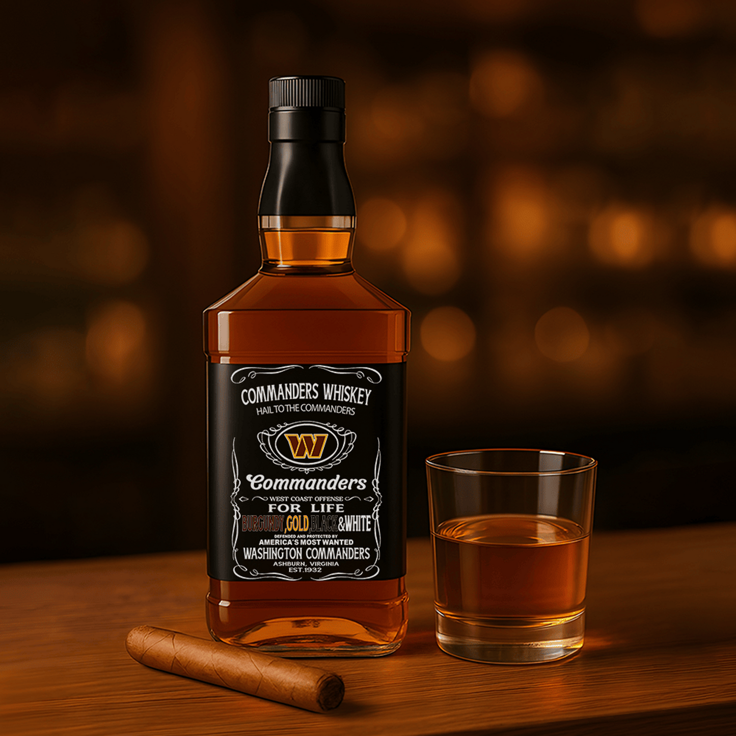 WAS x NFL Whiskey For True Fans Only DATND TANTD