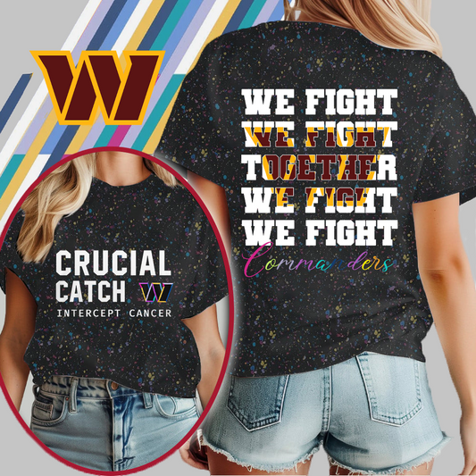 WC NFL Crucial Catch We Fight Together T-Shirt DDT HLPHUONG